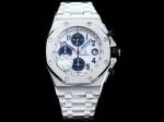 HBF Factory AUDEMARS PIGUET White Face Royal Oak Offshore Copy Watch